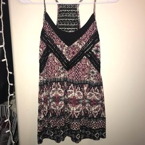 Boho print tank